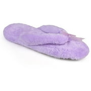 Womens Flip Flop Fleece Slippers