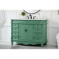 thumbnail image 2 of Elegant Decor Clarion 48" Solid Wood and MDF Single Bathroom Vanity in Mint, 2 of 8