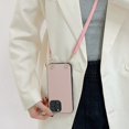 thumbnail image 1 of Go With Everything Crossbody Lanyard Funda de teléfono para iPhone 14 11 12 13 Pro Max XR XS X 7 8 Plus Funda dura de cuero simple de lujo Tan Jianjun unisex, 1 of 2