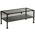 thumbnail image 1 of SEI Furniture Table Basse en Verre Rustique pour Terrarium, Noir Vieilli, 1 of 6