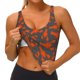 thumbnail image 3 of Fotbe Crayfish Sujetador Deportivo Largo sin Aros para Mujer con Almohadillas y Soporte Medio, Transpirable y Absorbente, Camiseta Tipo Chaleco o Tank Top-Large, 3 of 8