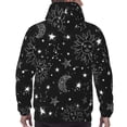 thumbnail image 7 of Wukai Space Galaxy Print Men Hoodies Fleece Sweatshirts Long Sleeve Sweaters Pullover Fall Outfits Winter Clothes-3X-Large, 7 of 7