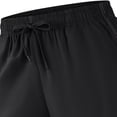thumbnail image 4 of Men's Breathable Quick-Dry Beach Shorts Slightly Elastic Drawstring Loose Fit Sports Swim Trunks with Two Side Pockets, 4 of 7