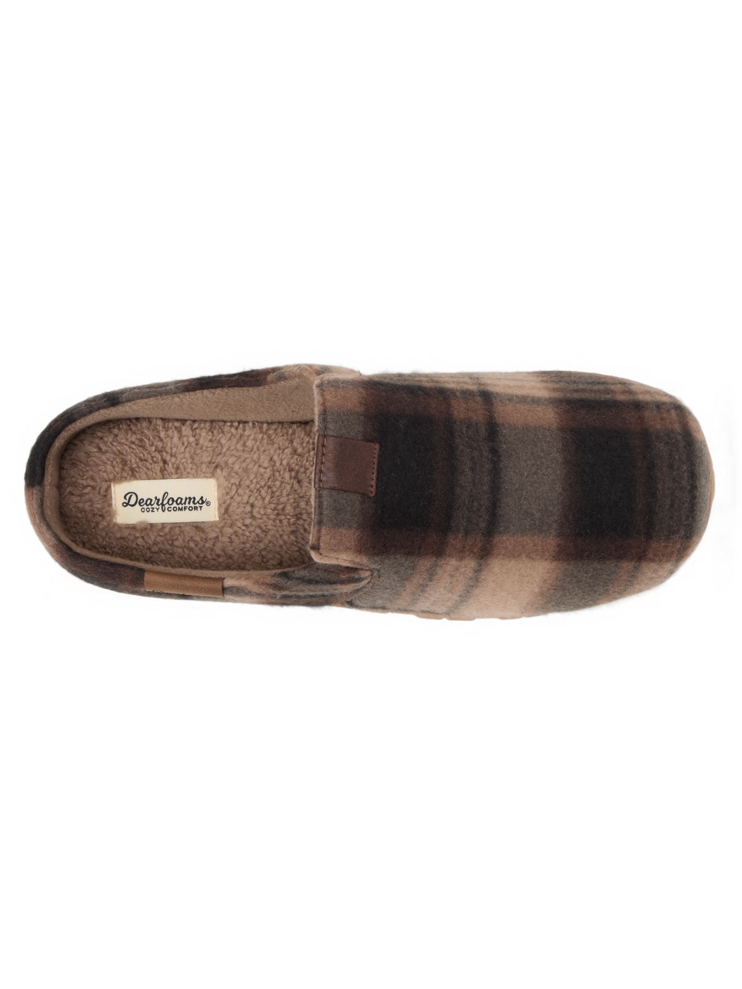 Dearfoams Cozy Comfort Men's Shaped Tab Clog Slippers