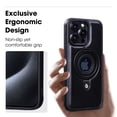 thumbnail image 6 of Ancove for iPhone 14 Plus Case with Ring Holder Kickstand,[Compatible with Mag Safe]Magnetic Shockproof PU Leather Case Cover for Apple iPhone 14 Plus/14+,Black, 6 of 6