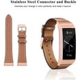 thumbnail image 3 of XIHAMA Leather Band Compatible for Fitbit Charge 3/ Charge 4, Replacement Genuine Leather Bands for Women Men, 3 of 6