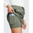 thumbnail image 4 of CRZ YOGA 4-way Stretch A Line Skirts for Women High Waitsted Tennis Work Drawstring Skort with Pockets, 4 of 4