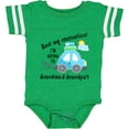 thumbnail image 3 of Inktastic Book My Reservation I'm Going to Grandma and Grandpa's Boys or Girls Baby Bodysuit, 3 of 5