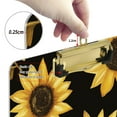 thumbnail image 6 of FORMRS Acrylic Clipboard with Low Profile Clip Standard A4 Letter Size, 12.5" x 9", Black Sunflower Pattern, 6 of 8