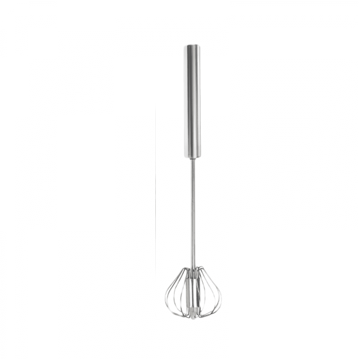 Rush Stainless Steel Egg Whisk, Hand Push Rotary Whisk Blender