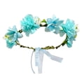 thumbnail image 1 of Diadema de flores Diadema floral para mujeres para bodas, vacaciones, playa, accesorios fotográficos Estilo D, 1 of 8