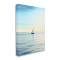 thumbnail image 4 of Stupell Industries Blue Sunlit Sailboat Transportation Painting Gallery Wrapped Canvas Art Print Wall Art, 24 x 30, 4 of 8