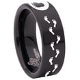 thumbnail image 6 of Footprints Tungsten Carbide Ring, 6 of 9