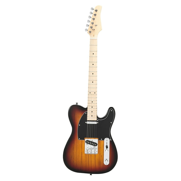 Glarry GTL Maple Fingerboard Electric Guitar Bag Strap Plectrum