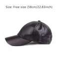 thumbnail image 4 of Monfince Autumn Spring Women's Retro Casual Leather Baseball Cap Sports Warm Sun Shade Peaked Hat, 4 of 4