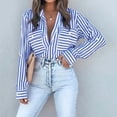 thumbnail image 2 of POETANCE Super Soft Wrinkle Free Button Down Shirts for Women Formal Work Dress Blouses Tops Womens Button Down Shirts Young Manfriend Long Sleeve Oversized Blouses Tops Clearance sale XXL, 2 of 9