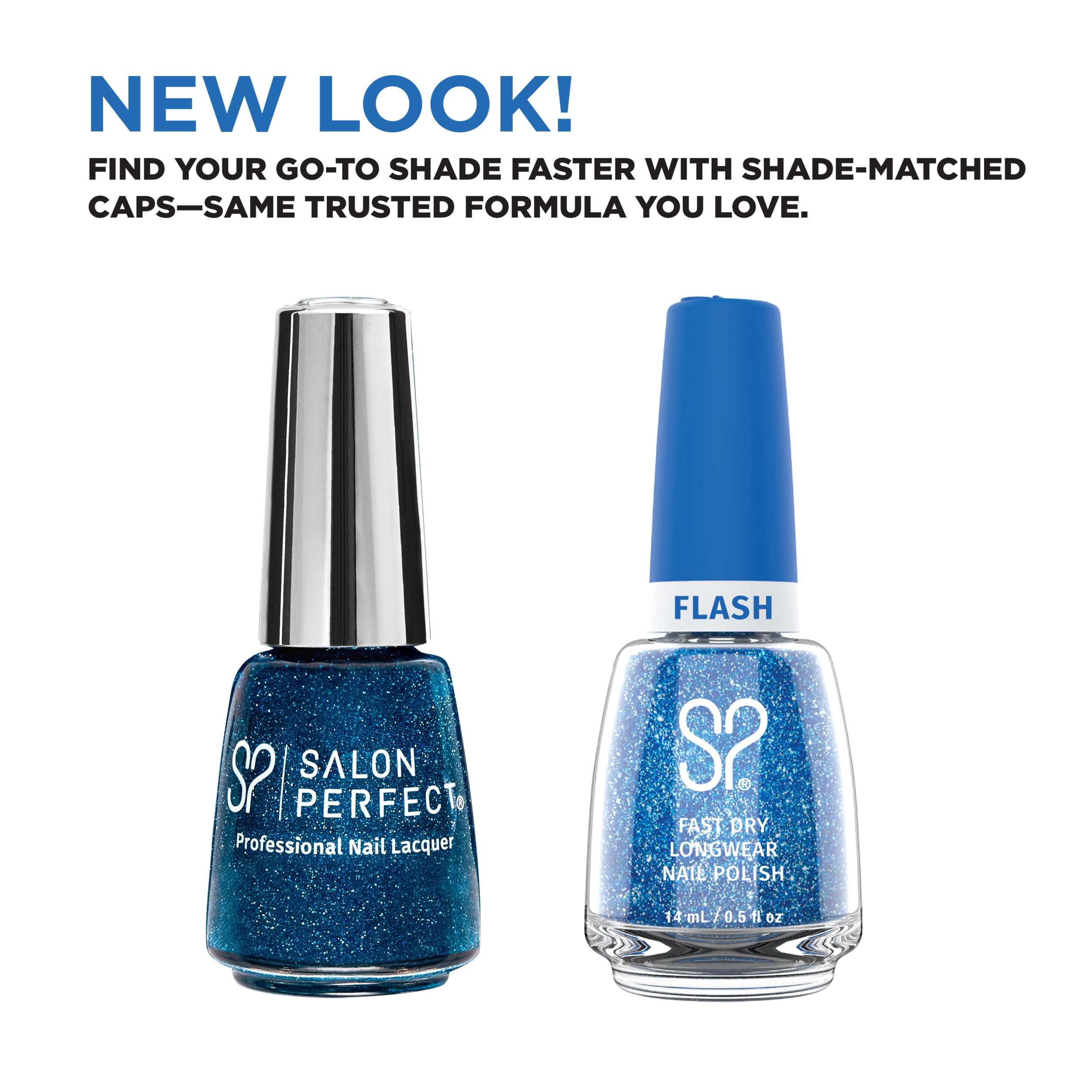 Salon Perfect Flash Nail Polish, 469 Make it Flashy, 0.5 fl oz