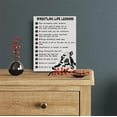 thumbnail image 3 of Funny Wrestling Life Lessons Canvas Print Decor Stay Courageous Under Pressure Art Wall Painting Posters 12X15 Modern Home Decoration (Framed)\u2026, 3 of 6