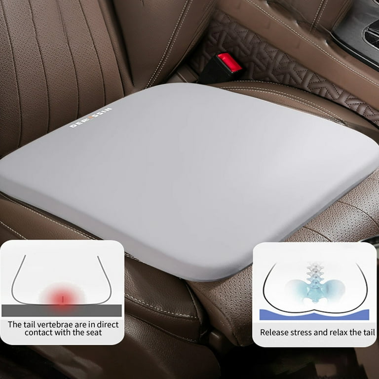shyuyusa Car Wedge Seat Cushion For Car Seat /Passenger Wedge Car Seat  Cushions for Driving Improve Driving Vision/Posture - Memory Foam Butt  Pillow/Sciatica Pain Relief Pillow - Walmart.com