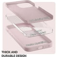 thumbnail image 6 of for iPhone 14 Pro Max Case Liquid Silicone Magsafe Magnetic Stand with Screen Protector Full Protection Slim Shockproof Protective Case Cover 6.7 Inch - Pink, 6 of 6