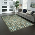 thumbnail image 2 of Mainstays Bright Persian Medallion Gray Blue Indoor Area Rug, 5'x7', 2 of 7