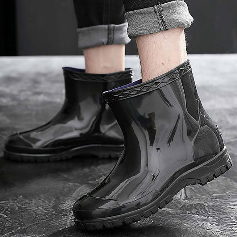 Black rain ankle boots 2025 Black rain ankle boots 2025