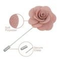 thumbnail image 6 of Toptie Men's Lapel Flower Pin Rose for Wedding Boutonniere Stick (Pack of 6)-Red-Pack of 6, 6 of 7
