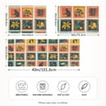 thumbnail image 2 of Yayeee Pillowcase Queen Size Set of 2 Satin Wrinkle Resistant Pillow Case, Jungle Stamp, 2 of 8