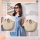 thumbnail image 5 of Bolsa Tote de Paja Frienda para el Verano y Playa, Hecha a Mano para Mujeres, 5 of 7