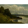 thumbnail image 3 of Edward Mitchell Bannister 18x14 Black Modern Framed Museum Art Print Titled - The Palmer River (1885), 3 of 5