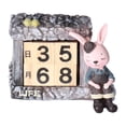 thumbnail image 2 of Calendario de casa de conejo, calendario de conejo de uso múltiple exquisito decorativo DIY para colega para amigos para sala de estar para dormitorioCostumes Fyydes Descripción de la referencia, 2 of 6