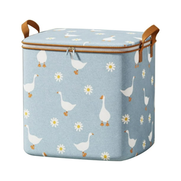 Bolsa de almacenamiento para ropa, edredones y mantas. Bolsa de mudanza de gran capacidad para dormitorio o casa. Bolsa de equipaje plegable con asas reforzadas. Almacenamiento con cremallera de tela