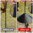 thumbnail image 4 of POINTERTECK Squirrel Proof Baffle Wrap Around Smooth Bird Feeder Baffle Weather Resistant Bird Feeder Guard Garden Decoration for, 4 of 6