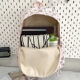 thumbnail image 5 of Yucurem Aesthetic Floral Backpack for Women, Large Capacity Nylon Kawaii Backpack, Multiple Pockets Laptop Backpacks for Shopping Travel Work, 11.42x5.51x16.14inch, 5 of 8