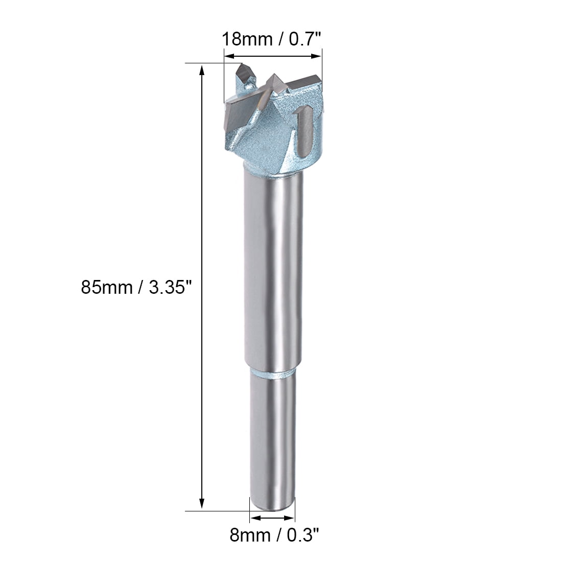 Wood Drilling 30mm Cutting Diameter Hinge Boring Bit Drill Blue Silver Tone