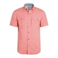 thumbnail image 3 of Chaps Men's and Big Men's Short Sleeve Everyday Performance Chambray Shirt, Sizes S-3XL, 3 of 6