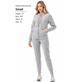 thumbnail image 6 of Women's 2 Piece Tracksuit Set Warm Fleece Lined Hoodie & Jogger Sweat Set - Sweatsuit  Outfits Plus Size  Available S-3XL, 6 of 7