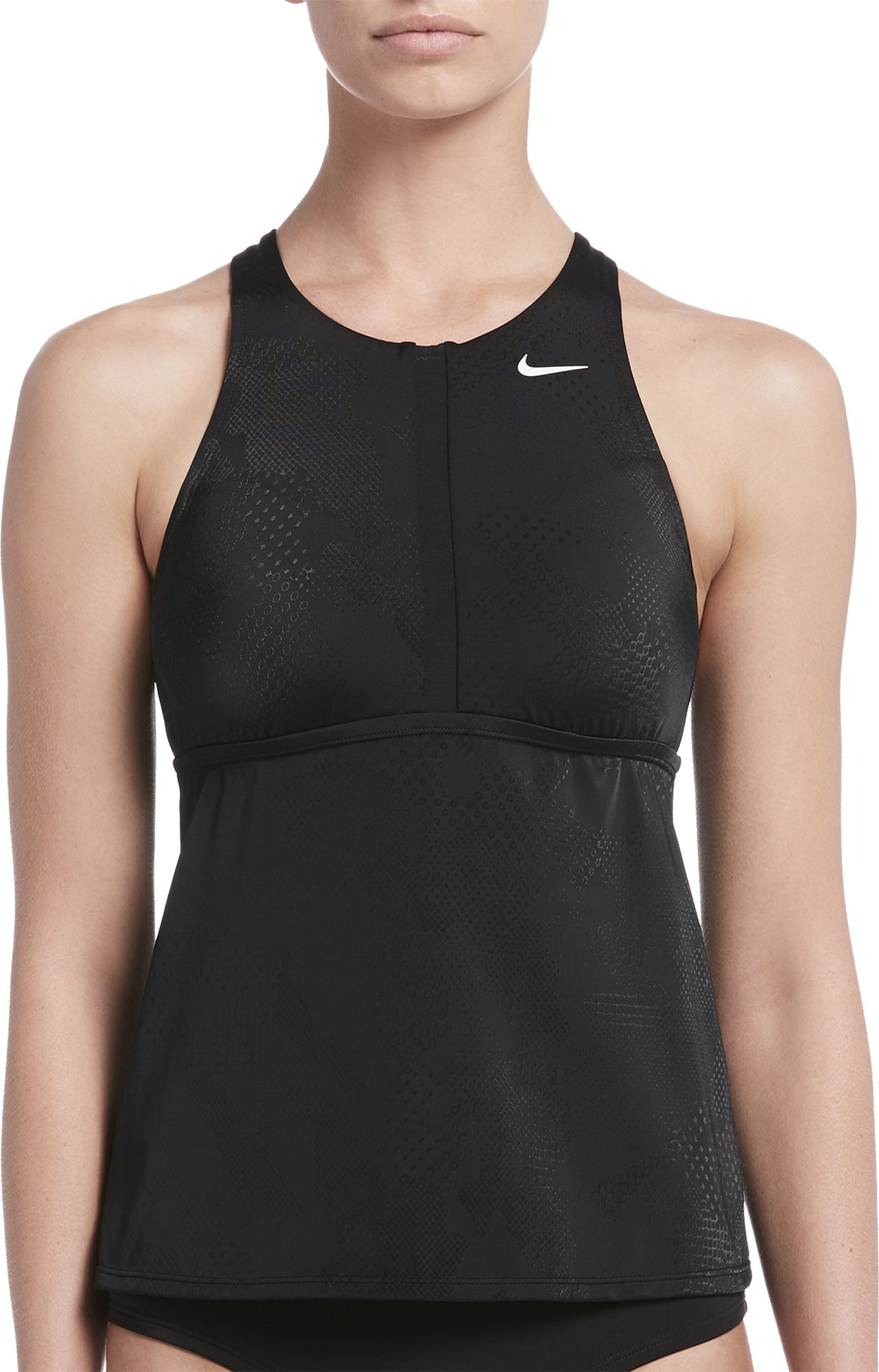 nike high neck vest top