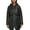 Black, variant on Womens Quilted Long Puffer Jacket/Coat Black L