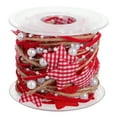thumbnail image 1 of MasteelfCA 1 Roll Christmas Five-pointed Star Ribbon DIY Ribbon Gift Ribbon Packing Ribbon, 1 of 7