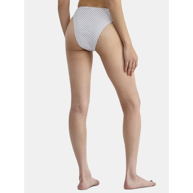 No Boundaries Polka Dot Swim Bikini Bottoms, Women's