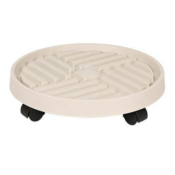 Rotating Wheel Plant Mover Heavy Duty Circular Design Plastic Base Suitable For Moving Large Flower Pots Indoor Outdoor