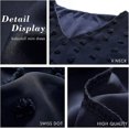 thumbnail image 3 of Vestido corto holgado de verano con mangas cortas y escote en V sexy para mujer, vestido informal con lunares suizos, vestido de talla grande, 3 of 5