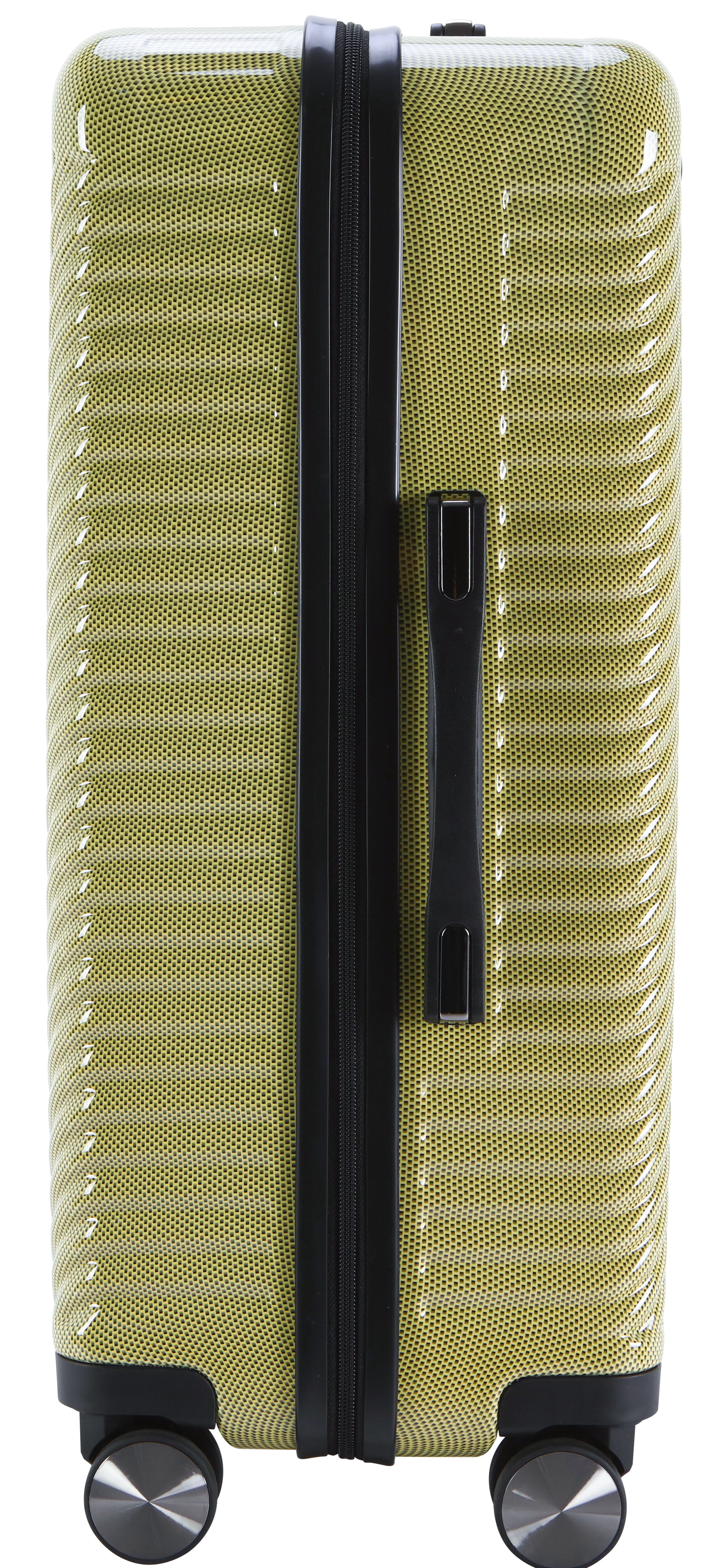 Ecotech Veer 24-inch Hardside Travel ABS Checked Luggage, Chartreuse, All Ages