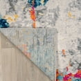thumbnail image 4 of World Rug Gallery Distressed Abstract Pattern Multi 7'10" x 10' Area Rug, 4 of 8