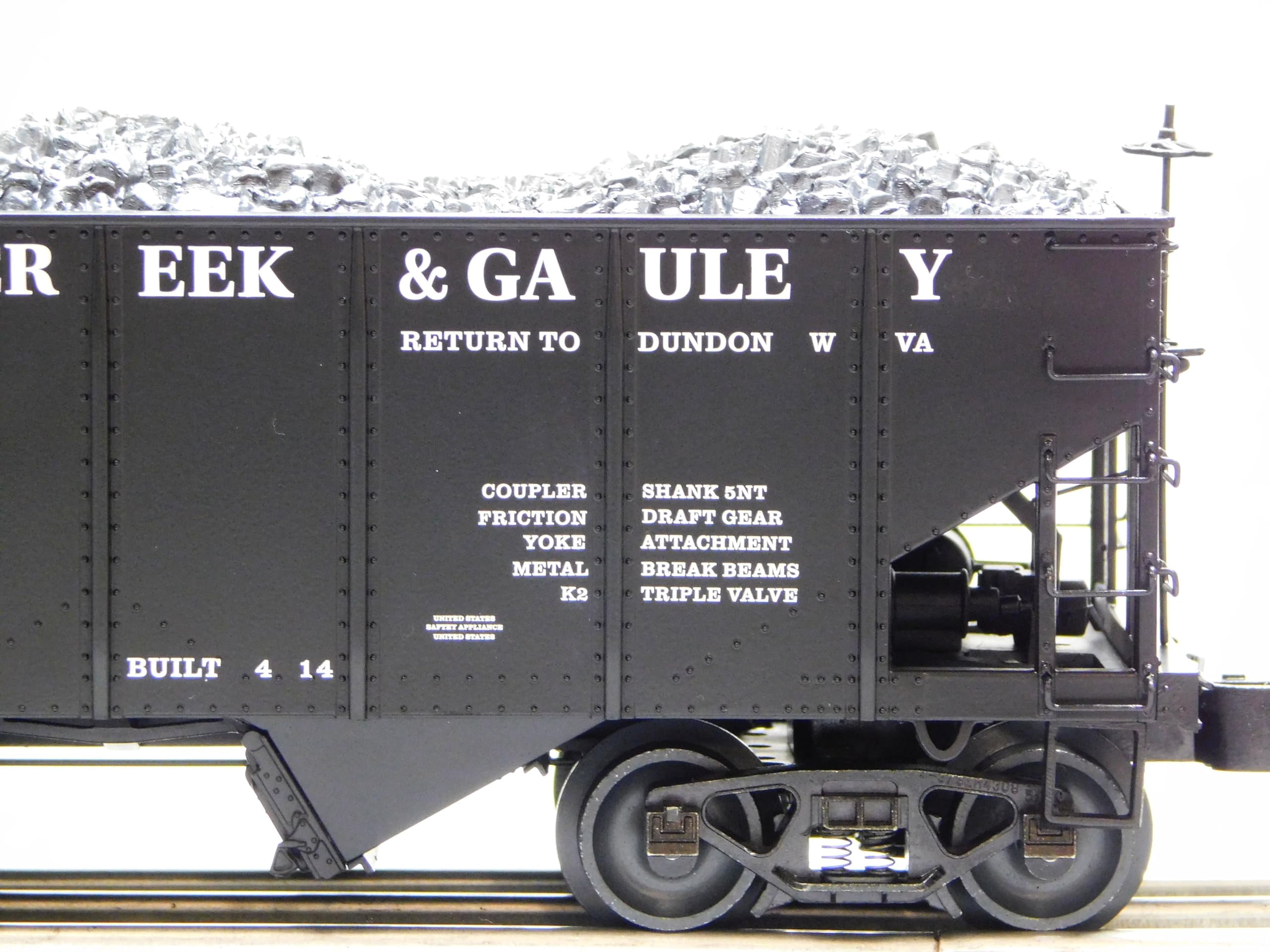 Lionel Buffalo Creek & GAULEY GLA Hopper 2 Pack O Gauge 2326460
