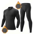 thumbnail image 3 of Sakuulaan Men's Thermal Underwear Set, Winter Warm Top and Bottom with Fleece Lined, 3 of 6