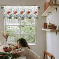 thumbnail image 5 of Boho Floral Valances for Windows Farmhouse Kitchen Curtains Valances Rod Pocket Valance Curtains for Kitchen Windows Abstract Art Modern Minimalist Clean-lined Window Valances for Bathroom 54"x18", 5 of 6