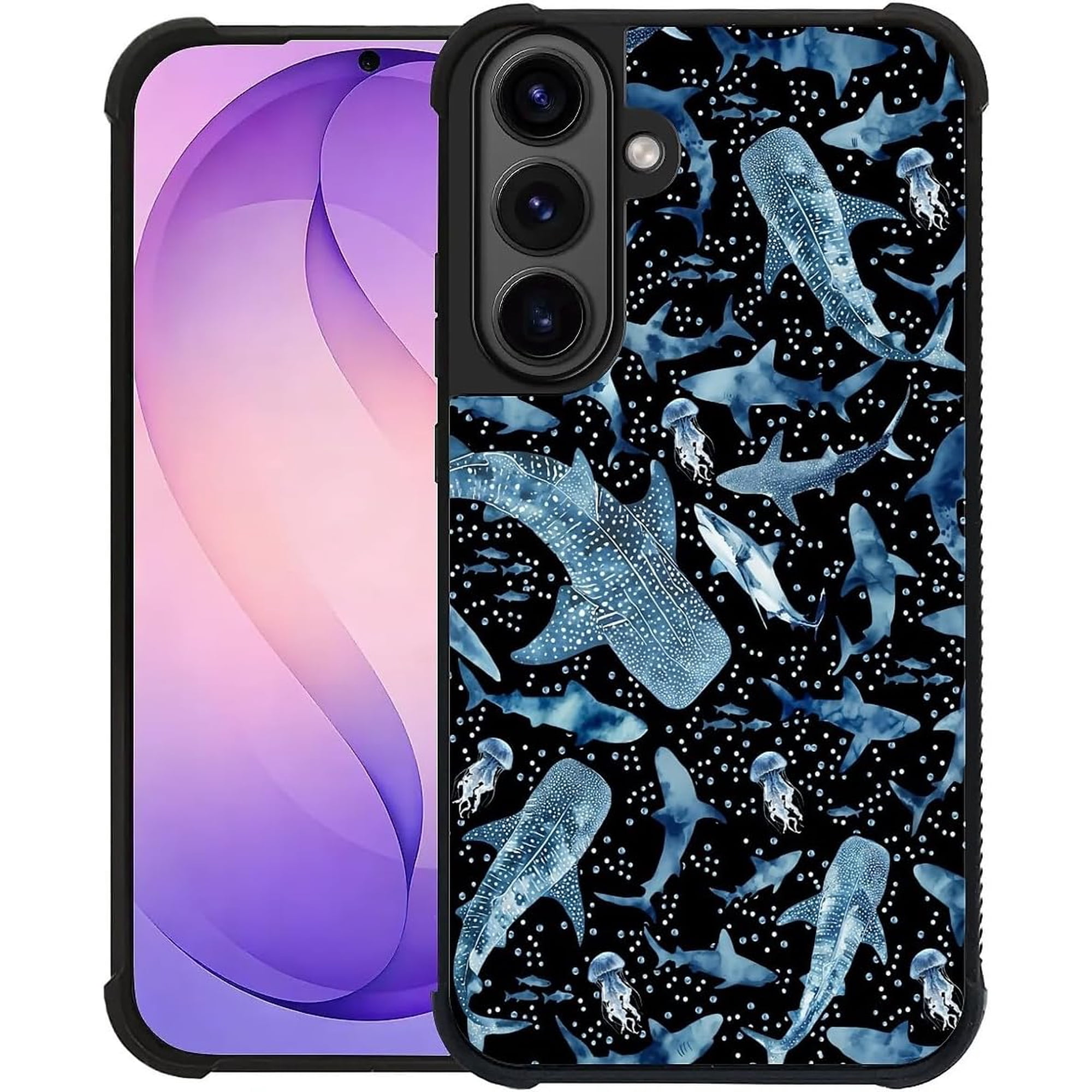 for Samsung Galaxy S26 Plus Case | Classic Slim Cover Design | Whale Shark Ocean Jellyfish