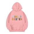 thumbnail image 5 of Mercatoo Kindergarten Long Sleeve Pullover Hoodies Tops First Day of School Aesthetic Letter Sweatshirts for Girls Boys, 5 of 5